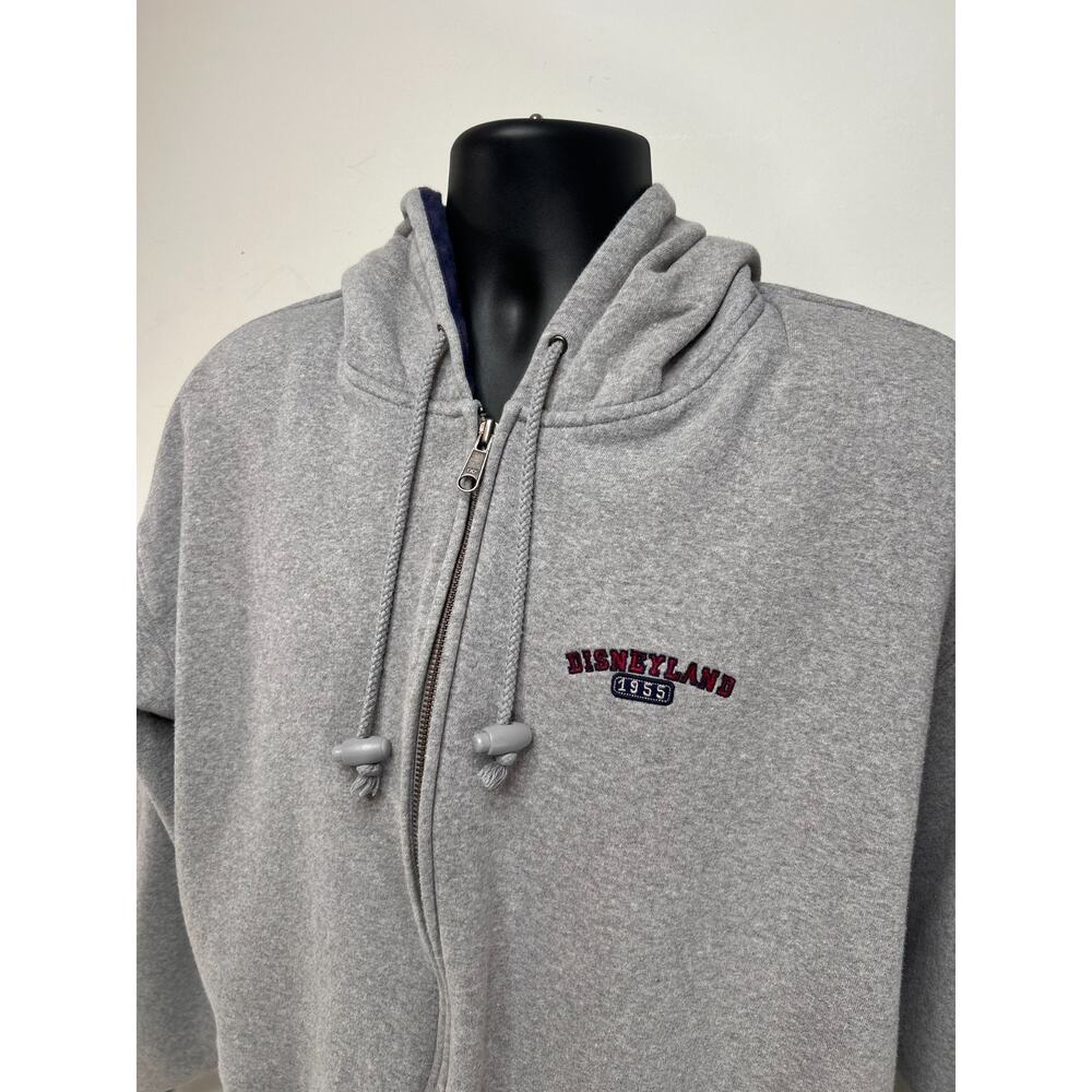 Vintage Disneyland Resorts 1955 Full Zip Hoodie Sz XL Mickey Disney Vacation Y2K - Picture 3 of 11
